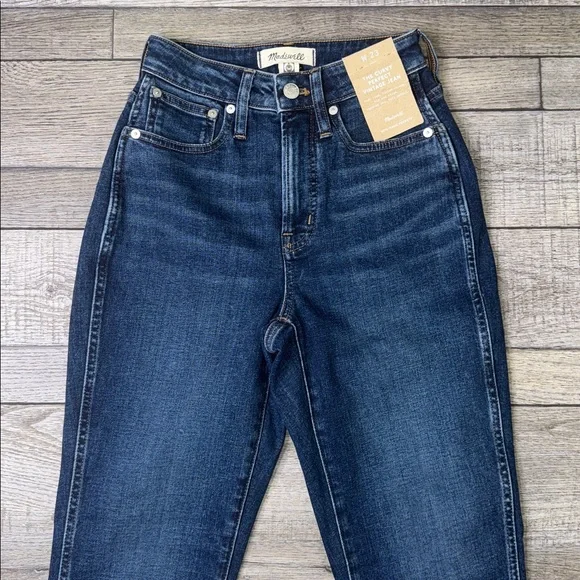 Madewell The Curvy Perfect Vintage High Rise Blue Jeans